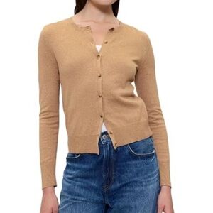 Banana Republic Camel Cardigan Sweater